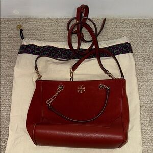 Tory Burch Red Leather Handbag